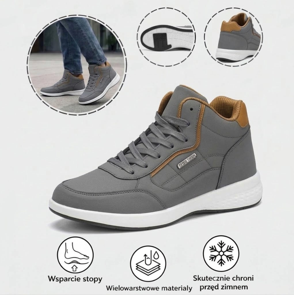 ⏰ 40% zniżki – tylko dziś! 🔥 | Wysokiej jakości ortopedyczne buty ze skóry naturalnej | Wspierają łuk stopy, łagodzą ból i ułatwiają chodzenie.