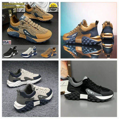 🔥Męskie buty ortopedyczne z amortyzacją ✅ Pożegnaj ból stóp i ciesz się całodziennym komfortem!