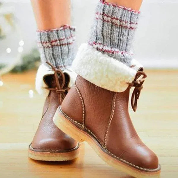 🔥  Miękkie i wygodne buty z owczej skóry w stylu vintage (z podparciem łuku stopy dla łatwiejszego chodzenia)