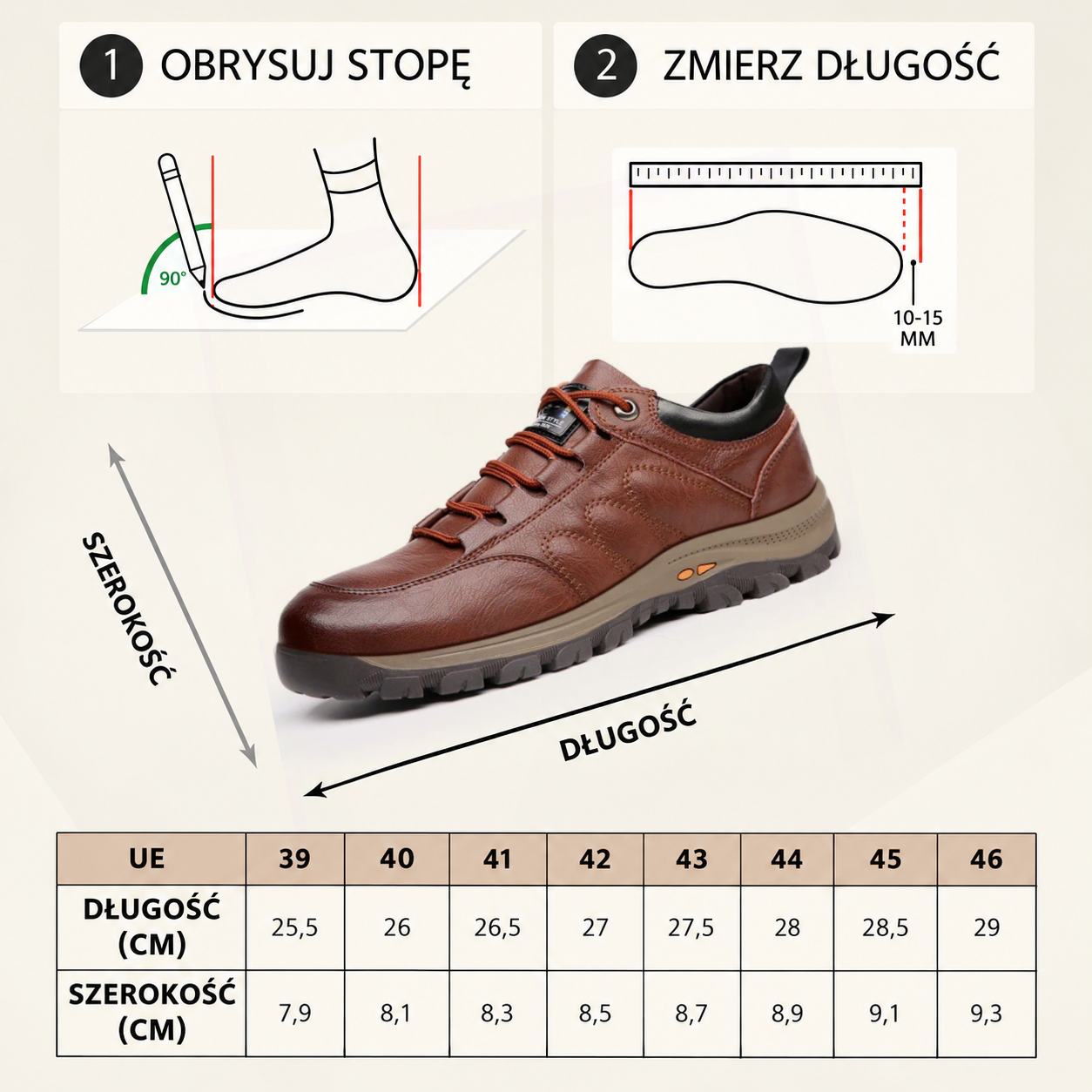 👞 Te oryginalne skórzane, ręcznie szyte buty są miękkie i wygodne, a konstrukcja podparcia łuku stopy redukuje nacisk na stopy i zapewnia wygodę przez cały dzień.