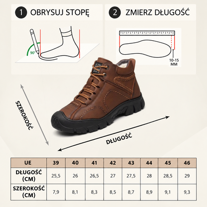 (🎁Ograniczona czasowo zniżka 40%) Wykonane z miękkiej i wygodnej włoskiej skóry cielęcej 🐂 Szyte ręcznie, wodoodporne i antypoślizgowe ✅ Wsparcie łuku stopy: sprawia, że chodzenie jest wygodniejsze i cieplejsze.