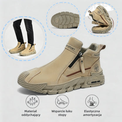 ⏰Ergonomicznie zaprojektowane buty ortopedyczne do chodzenia, amortyzujące wstrząsy✅️Zdrowe buty ortopedyczne stworzone specjalnie dla europejskich mężczyzn.