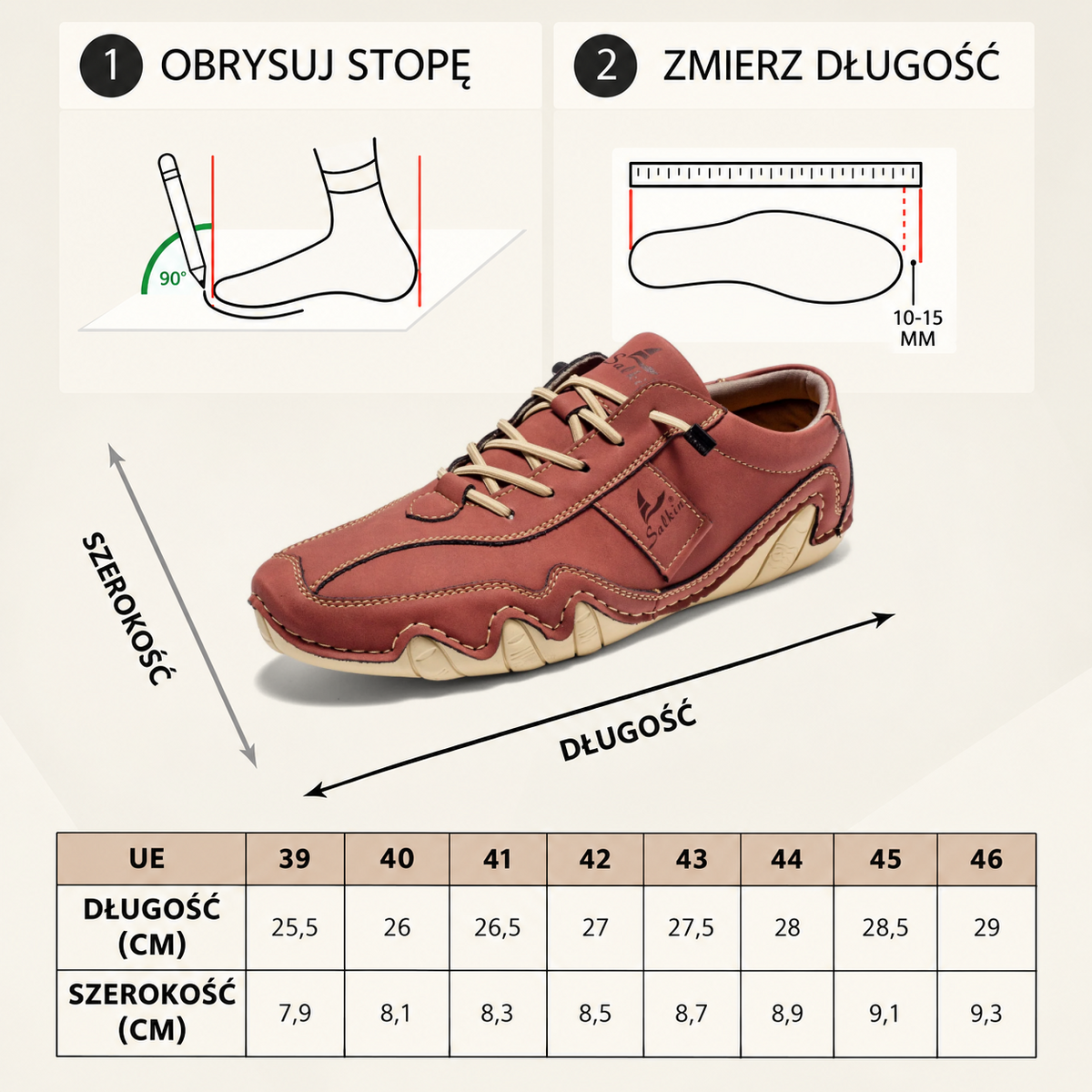 ⏰ 40% zniżki – tylko dziś! 🔥 | Wysokiej jakości ortopedyczne buty ze skóry naturalnej | Wspierają łuk stopy, łagodzą ból i ułatwiają chodzenie.