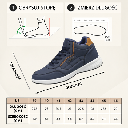 ⏰ 40% zniżki – tylko dziś! 🔥 | Wysokiej jakości ortopedyczne buty ze skóry naturalnej | Wspierają łuk stopy, łagodzą ból i ułatwiają chodzenie.