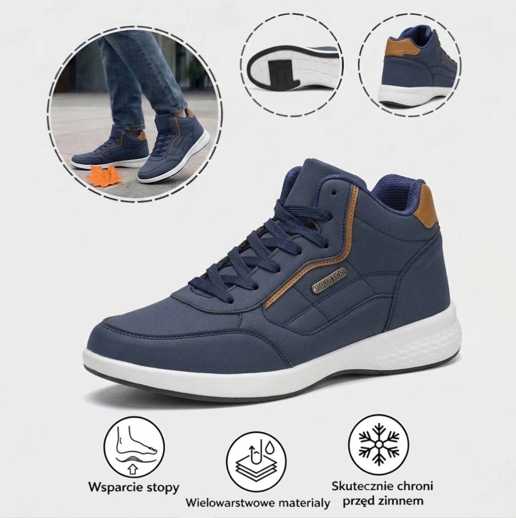 ⏰ 40% zniżki – tylko dziś! 🔥 | Wysokiej jakości ortopedyczne buty ze skóry naturalnej | Wspierają łuk stopy, łagodzą ból i ułatwiają chodzenie.