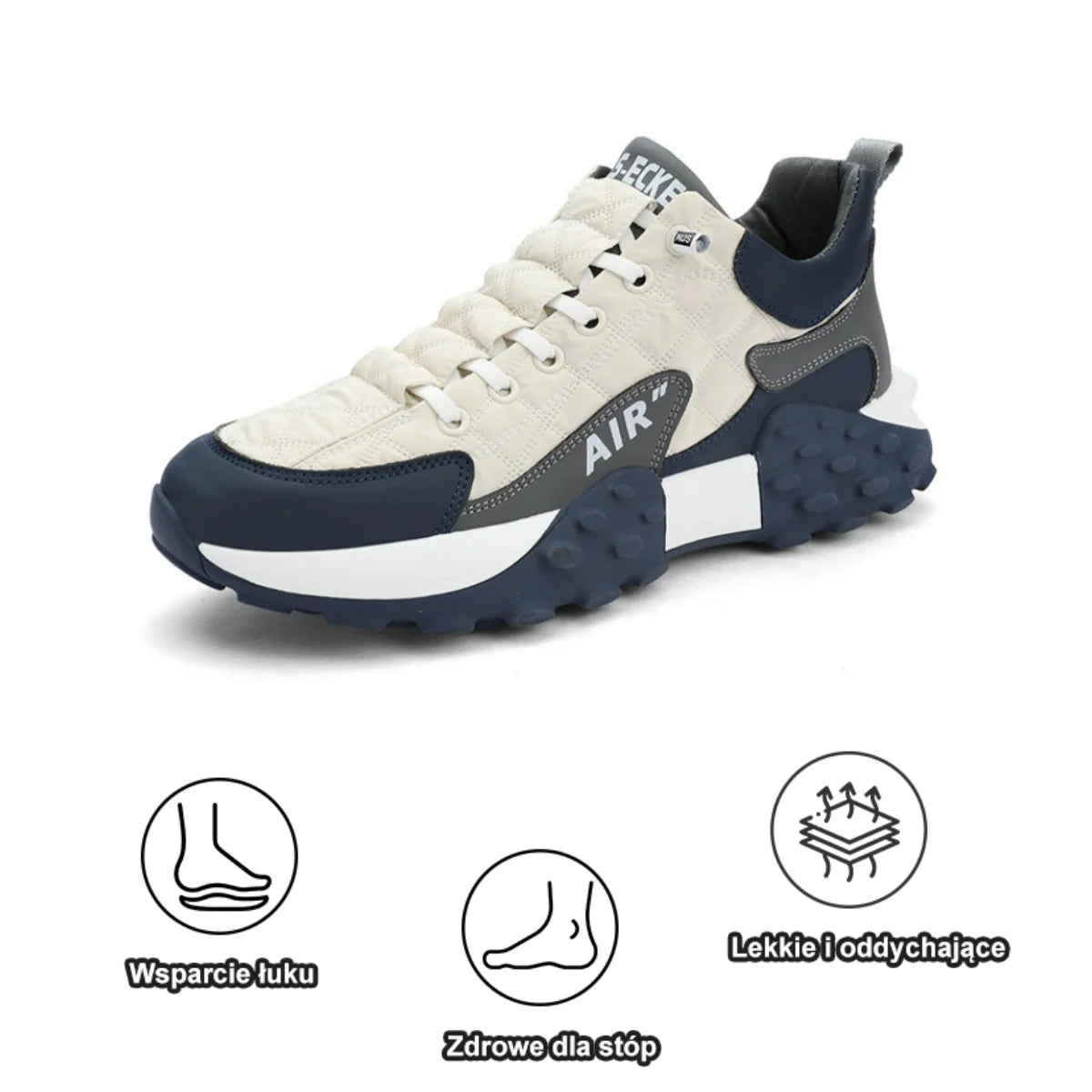 🔥Męskie buty ortopedyczne z amortyzacją ✅ Pożegnaj ból stóp i ciesz się całodziennym komfortem!