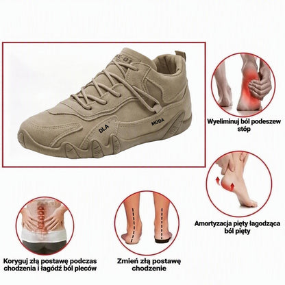 [⏰Ograniczona czasowo zniżka 60% – Nie przegap!] Ergonomicznie zaprojektowane buty ortopedyczne – Wysokiej jakości skóra + szycie ręczne 👞