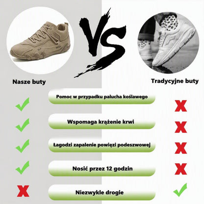 [⏰Ograniczona czasowo zniżka 60% – Nie przegap!] Ergonomicznie zaprojektowane buty ortopedyczne – Wysokiej jakości skóra + szycie ręczne 👞