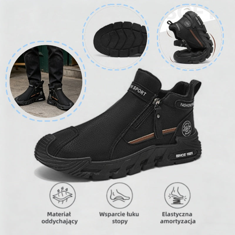 ⏰Ergonomicznie zaprojektowane buty ortopedyczne do chodzenia, amortyzujące wstrząsy✅️Zdrowe buty ortopedyczne stworzone specjalnie dla europejskich mężczyzn.