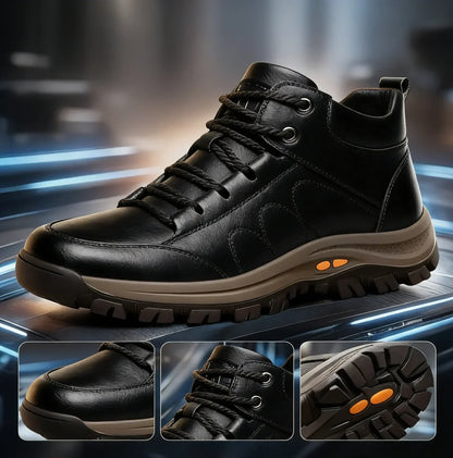 (🎁Oferta ograniczona czasowo) Buty z miękkiej i wygodnej włoskiej skóry cielęcej 🐂 Ręcznie szyte, wodoodporne i antypoślizgowe ✅ Wsparcie łuku stopy: wygodne chodzenie