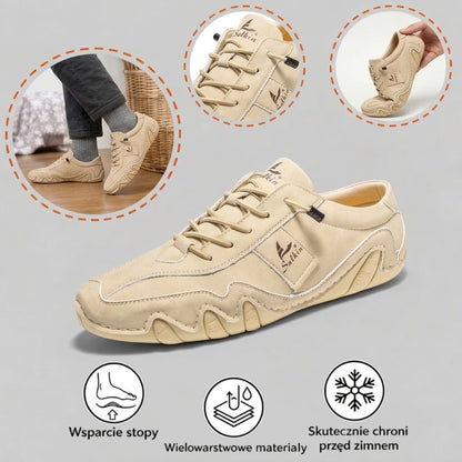 ⏰ 40% zniżki – tylko dziś! 🔥 | Wysokiej jakości ortopedyczne buty ze skóry naturalnej | Wspierają łuk stopy, łagodzą ból i ułatwiają chodzenie.