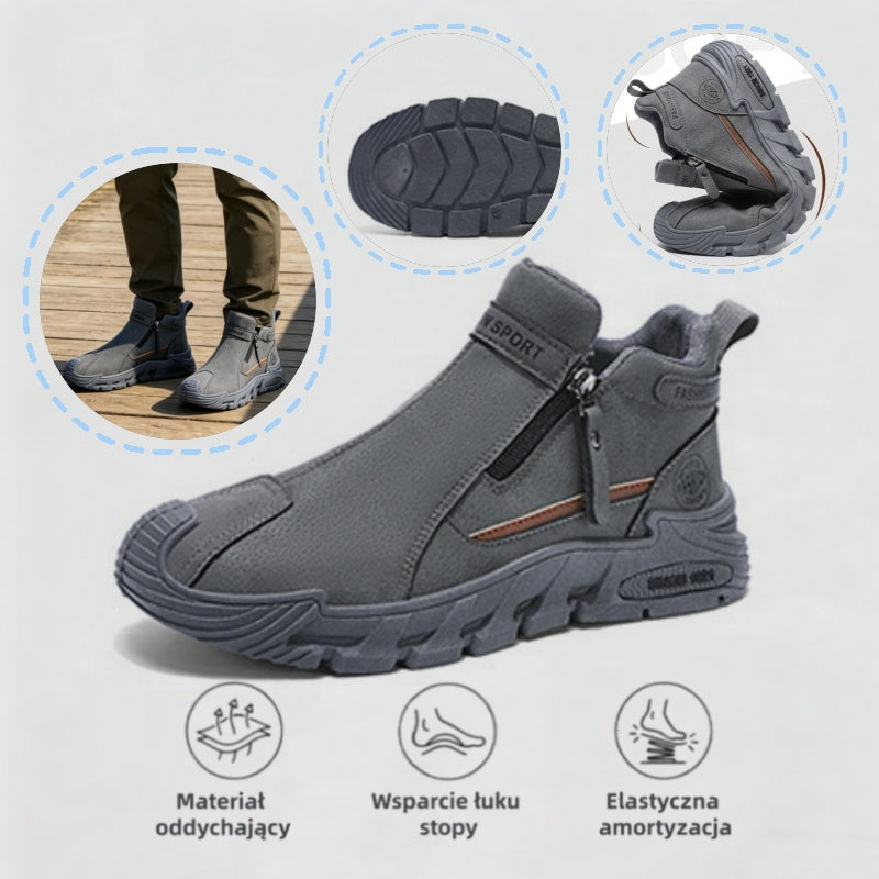 ⏰Ergonomicznie zaprojektowane buty ortopedyczne do chodzenia, amortyzujące wstrząsy✅️Zdrowe buty ortopedyczne stworzone specjalnie dla europejskich mężczyzn.