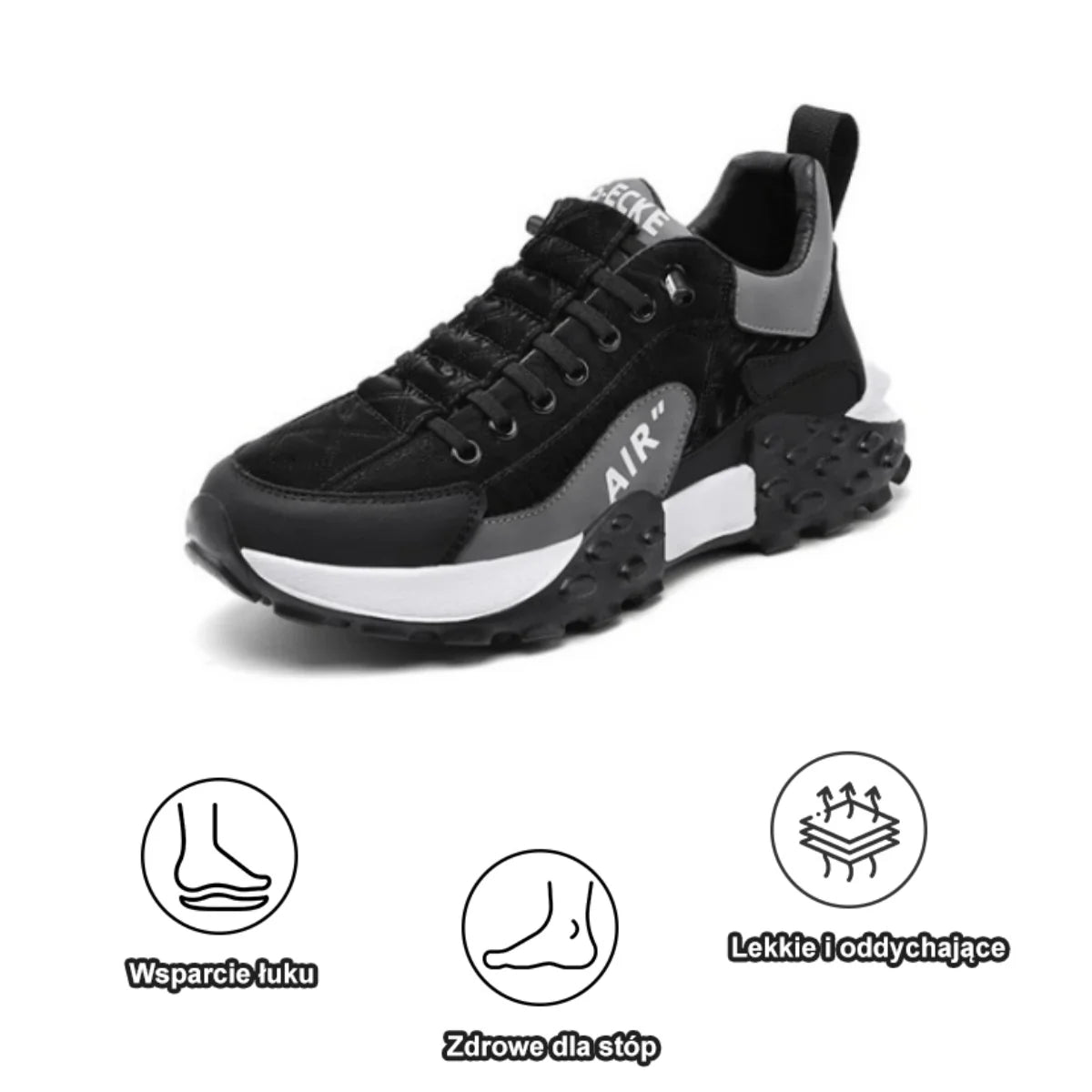 🔥Męskie buty ortopedyczne z amortyzacją ✅ Pożegnaj ból stóp i ciesz się całodziennym komfortem!