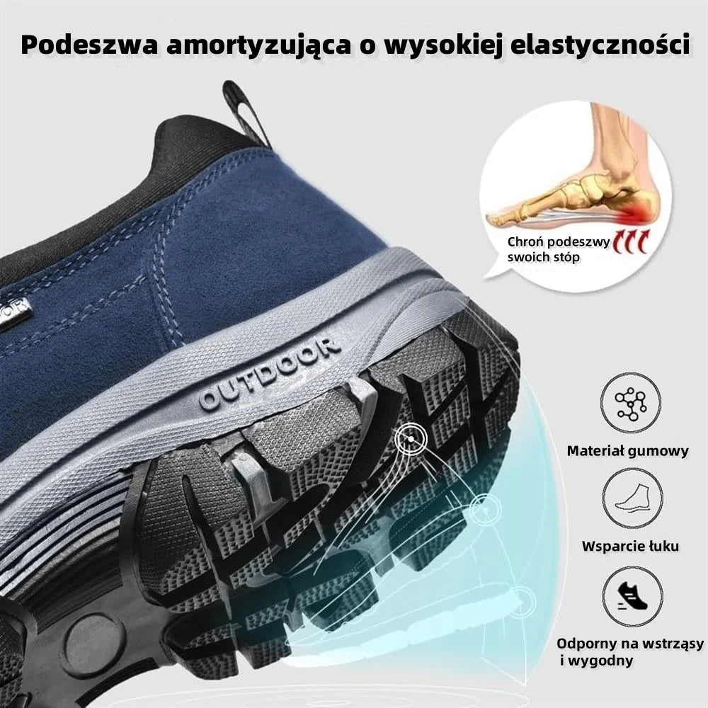 🔥Nie przegap! ✅Nowo zaprojektowane, miękkie, wygodne, wodoodporne i antypoślizgowe buty ortopedyczne ze zamszu, które łagodzą ból stóp👞