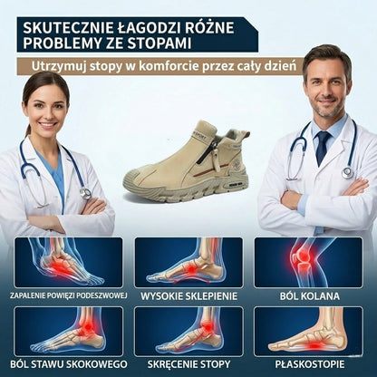 ⏰Ergonomicznie zaprojektowane buty ortopedyczne do chodzenia, amortyzujące wstrząsy✅️Zdrowe buty ortopedyczne stworzone specjalnie dla europejskich mężczyzn.