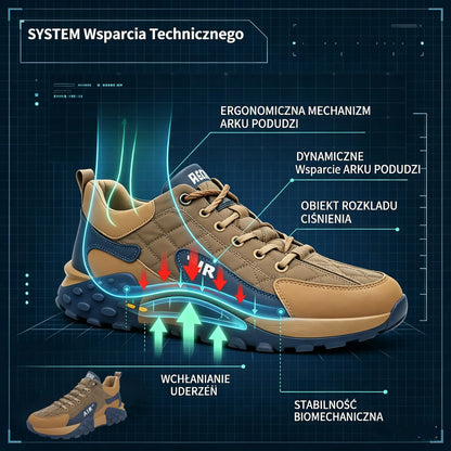 🔥Męskie buty ortopedyczne z amortyzacją ✅ Pożegnaj ból stóp i ciesz się całodziennym komfortem!