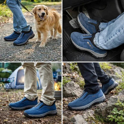 🔷50% zniżki dzisiaj – Nie przegap! ⬛Nowo zaprojektowane ortopedyczne buty zamszowe, miękkie, wygodne, wodoodporne i antypoślizgowe 🦶 Łagodzą ból stóp