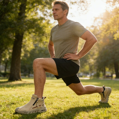 ⏰Ergonomicznie zaprojektowane buty ortopedyczne do chodzenia, amortyzujące wstrząsy✅️Zdrowe buty ortopedyczne stworzone specjalnie dla europejskich mężczyzn.