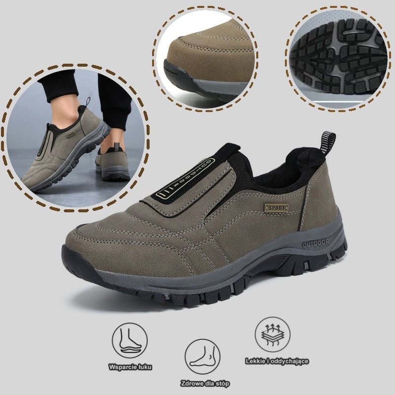 🔥Męskie buty ortopedyczne z amortyzacją ✅ Pożegnaj ból stóp i ciesz się komfortem przez cały dzień!
