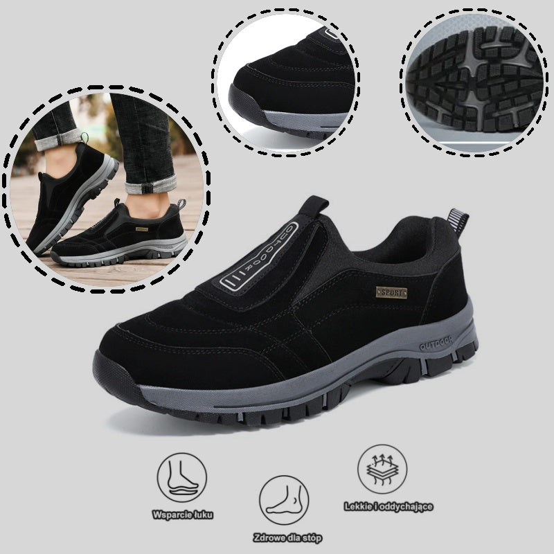 🔥Męskie buty ortopedyczne z amortyzacją ✅ Pożegnaj ból stóp i ciesz się komfortem przez cały dzień!