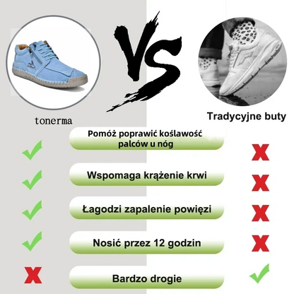 (🎁Ograniczona czasowo zniżka 40%) Wykonane z miękkiej i wygodnej włoskiej skóry cielęcej 🐂 Szyte ręcznie, wodoodporne i antypoślizgowe ✅ Wsparcie łuku stopy: sprawia, że chodzenie jest wygodniejsze i cieplejsze.
