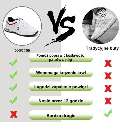 ⏰ 40% zniżki – tylko dziś! 🔥 | Wysokiej jakości ortopedyczne buty ze skóry naturalnej | Wspierają łuk stopy, łagodzą ból i ułatwiają chodzenie.