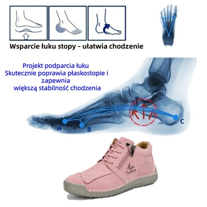 (🎁Ograniczona czasowo zniżka 40%) Wykonane z miękkiej i wygodnej włoskiej skóry cielęcej 🐂 Szyte ręcznie, wodoodporne i antypoślizgowe ✅ Wsparcie łuku stopy: sprawia, że chodzenie jest wygodniejsze i cieplejsze.