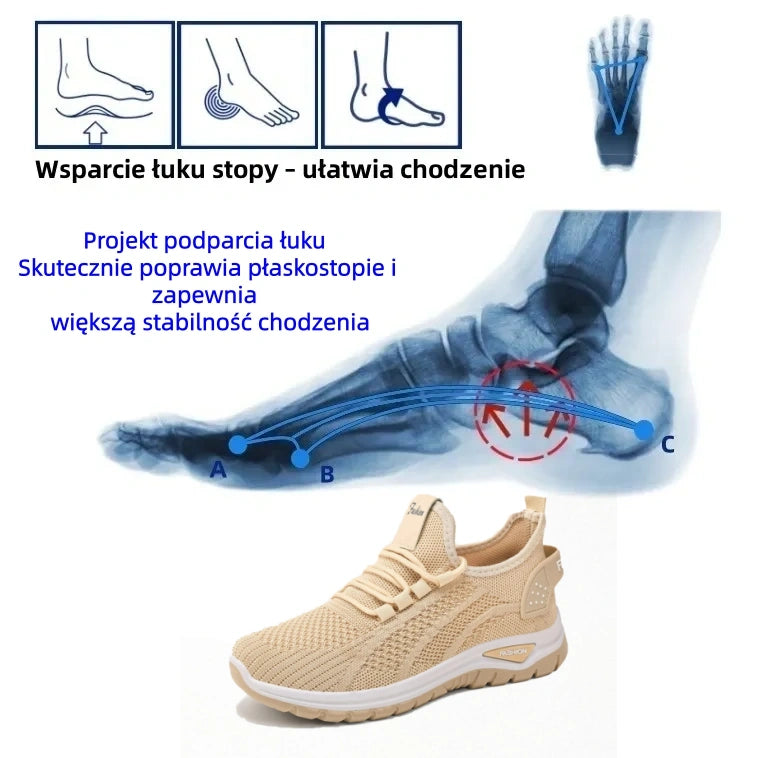 Oferta ograniczona czasowo! 40% zniżki! ✅ Buty ortopedyczne zaprojektowane specjalnie dla osób z problemami stóp, aby złagodzić ból pleców, stawów i stóp.