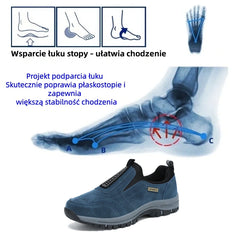 🔥Nie przegap! ✅Nowo zaprojektowane, miękkie, wygodne, wodoodporne i antypoślizgowe buty ortopedyczne ze zamszu, które łagodzą ból stóp👞