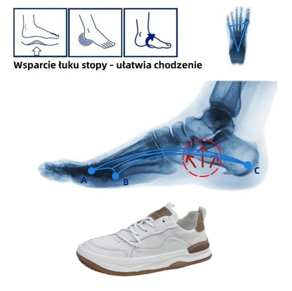 👞 Wygodne obuwie wykonane z australijskiej skóry - zapewnia całodzienne wsparcie i wygodę stóp.
