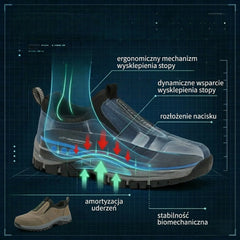 🔥Nie przegap! ✅Nowo zaprojektowane, miękkie, wygodne, wodoodporne i antypoślizgowe buty ortopedyczne ze zamszu, które łagodzą ból stóp👞