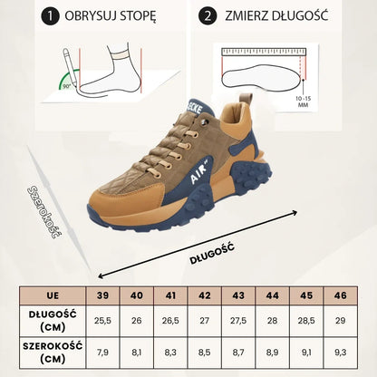 🔥Męskie buty ortopedyczne z amortyzacją ✅ Pożegnaj ból stóp i ciesz się całodziennym komfortem!