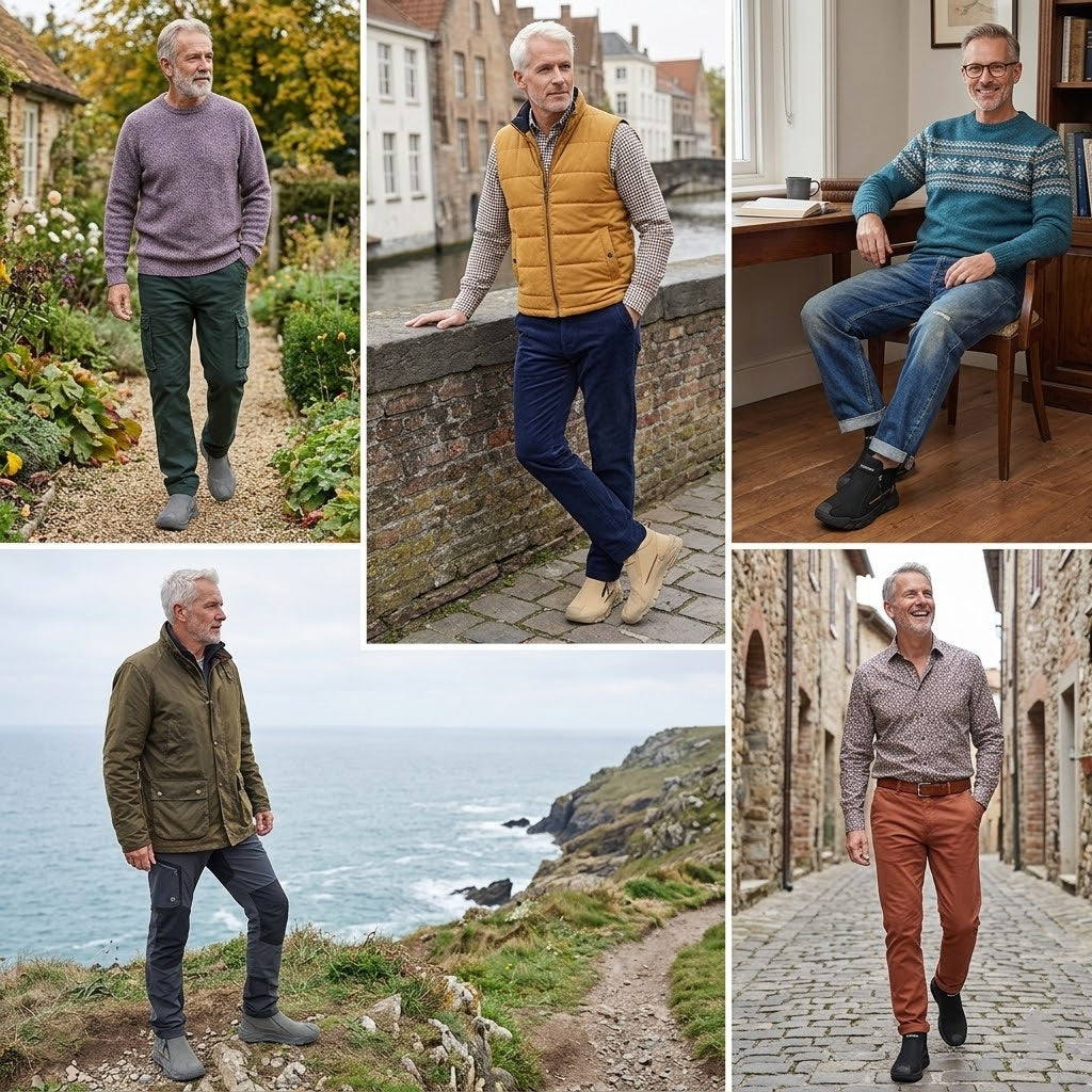 ⏰Ergonomicznie zaprojektowane buty ortopedyczne do chodzenia, amortyzujące wstrząsy✅️Zdrowe buty ortopedyczne stworzone specjalnie dla europejskich mężczyzn.
