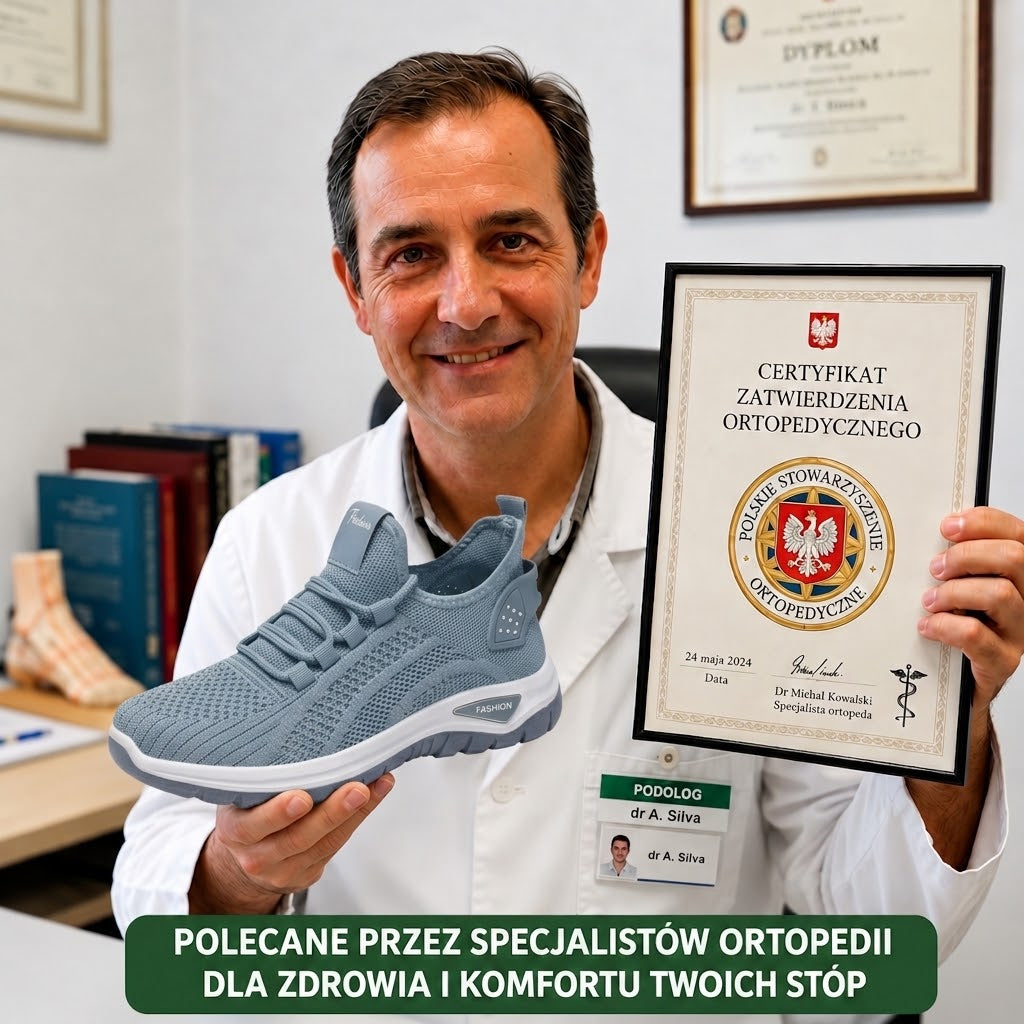 Oferta ograniczona czasowo! 40% zniżki! ✅ Buty ortopedyczne zaprojektowane specjalnie dla osób z problemami stóp, aby złagodzić ból pleców, stawów i stóp.