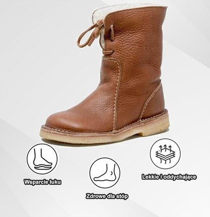 🔥  Miękkie i wygodne buty z owczej skóry w stylu vintage (z podparciem łuku stopy dla łatwiejszego chodzenia)