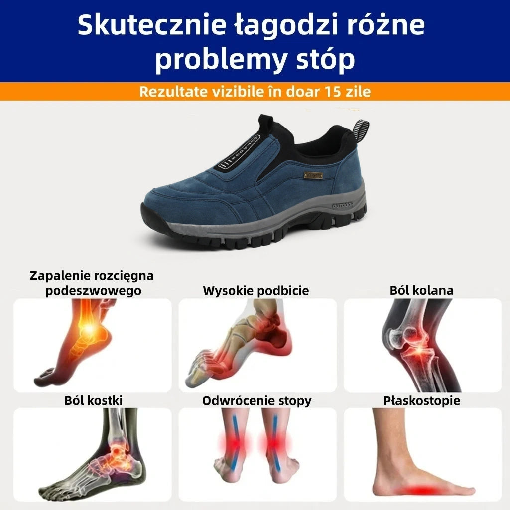 🔥Nie przegap! ✅Nowo zaprojektowane, miękkie, wygodne, wodoodporne i antypoślizgowe buty ortopedyczne ze zamszu, które łagodzą ból stóp👞