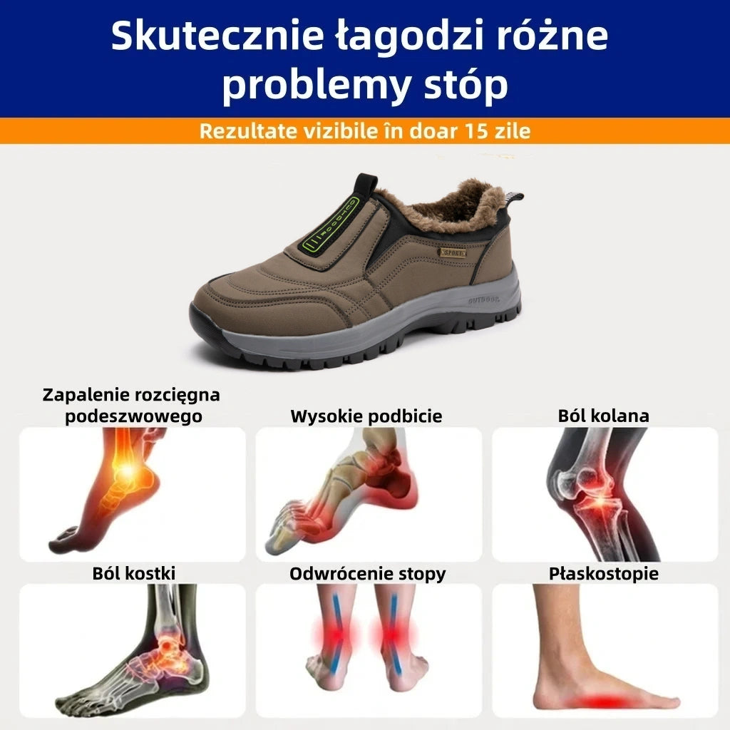 🔥Ciepłe zimowe buty z owczej skóry z podparciem łuku stopy, zapewniające łatwiejsze i wygodniejsze chodzenie👞