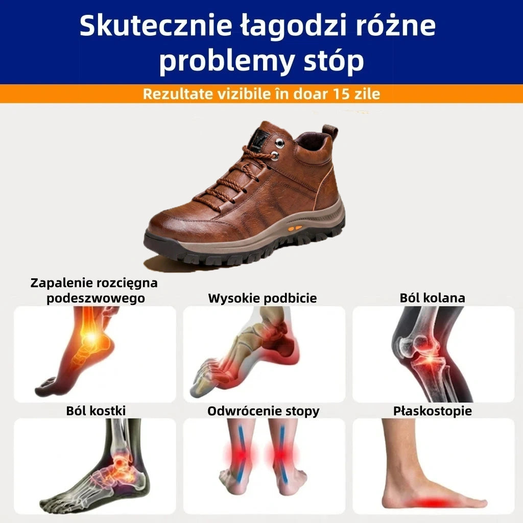 (🎁Oferta ograniczona czasowo) Buty z miękkiej i wygodnej włoskiej skóry cielęcej 🐂 Ręcznie szyte, wodoodporne i antypoślizgowe ✅ Wsparcie łuku stopy: wygodne chodzenie