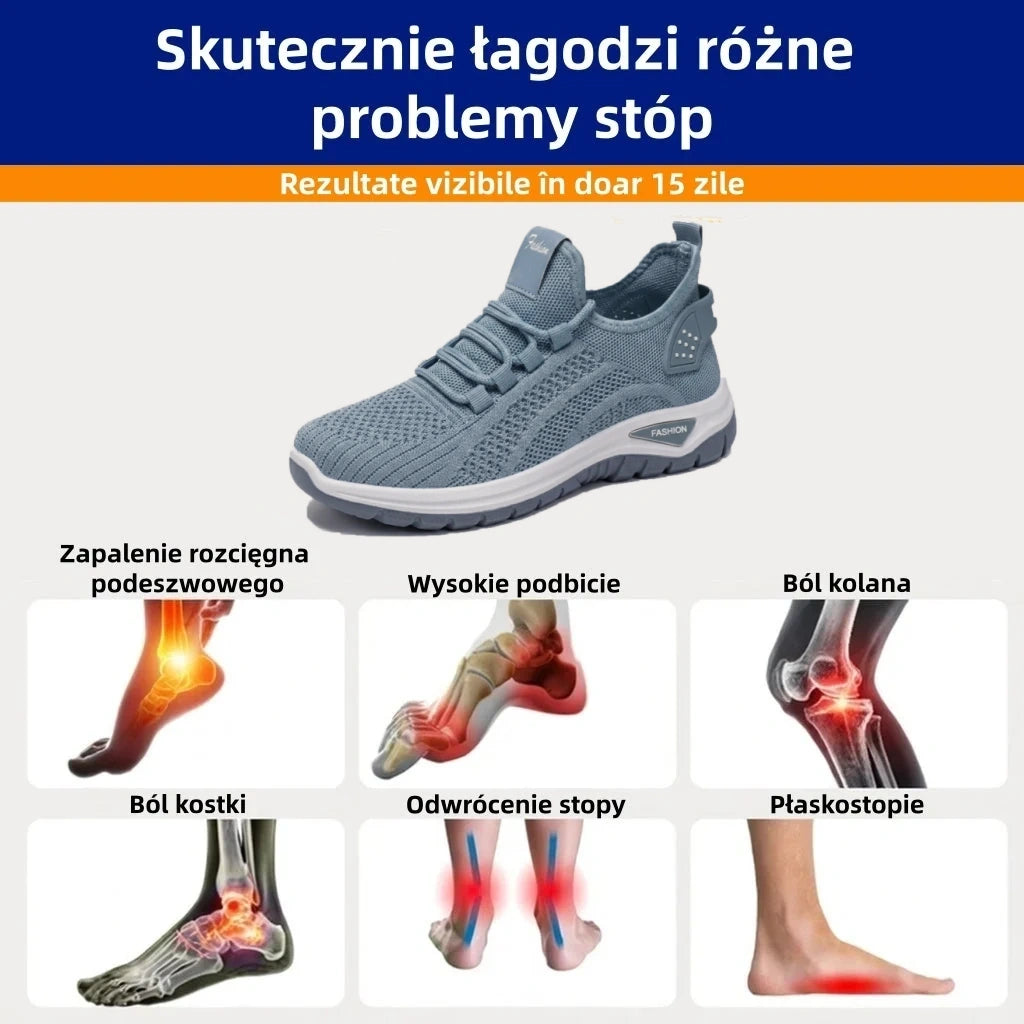 Oferta ograniczona czasowo! 40% zniżki! ✅ Buty ortopedyczne zaprojektowane specjalnie dla osób z problemami stóp, aby złagodzić ból pleców, stawów i stóp.
