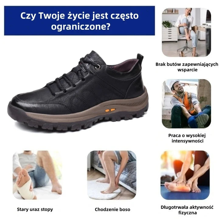 👞 Te oryginalne skórzane, ręcznie szyte buty są miękkie i wygodne, a konstrukcja podparcia łuku stopy redukuje nacisk na stopy i zapewnia wygodę przez cały dzień.