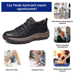 👞 Te oryginalne skórzane, ręcznie szyte buty są miękkie i wygodne, a konstrukcja podparcia łuku stopy redukuje nacisk na stopy i zapewnia wygodę przez cały dzień.