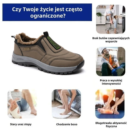🔥Ciepłe zimowe buty z owczej skóry z podparciem łuku stopy, zapewniające łatwiejsze i wygodniejsze chodzenie👞
