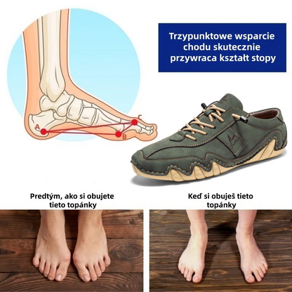 ⏰ 40% zniżki – tylko dziś! 🔥 | Wysokiej jakości ortopedyczne buty ze skóry naturalnej | Wspierają łuk stopy, łagodzą ból i ułatwiają chodzenie.