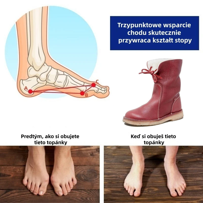 (🎁Ograniczona czasowo zniżka 40%) Wykonane z miękkiej i wygodnej owczej skóry 🐏 Szyte ręcznie, wodoodporne, antypoślizgowe i odporne na zimno ✅ Wsparcie łuku stopy: wygodne chodzenie