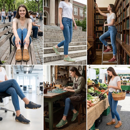 ⏰ 40% zniżki – tylko dziś! 🔥 | Wysokiej jakości ortopedyczne buty ze skóry naturalnej | Wspierają łuk stopy, łagodzą ból i ułatwiają chodzenie.