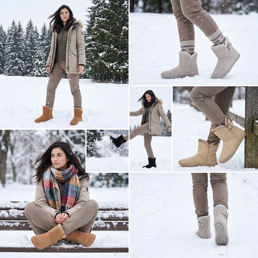 (🔥Oferta ograniczona czasowo — nie przegap!⏰) — Buty z owczej skóry w stylu vintage, miękkie, wygodne i ciepłe✅ Zimowa podszewka z polaru + szycie ręczne 👞 (Wbudowane wsparcie łuku stopy dla łatwiejszego chodzenia)