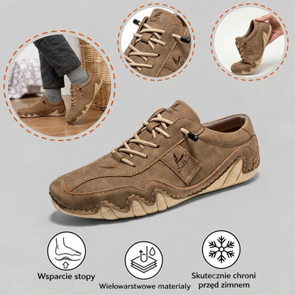 ⏰ 40% zniżki – tylko dziś! 🔥 | Wysokiej jakości ortopedyczne buty ze skóry naturalnej | Wspierają łuk stopy, łagodzą ból i ułatwiają chodzenie.