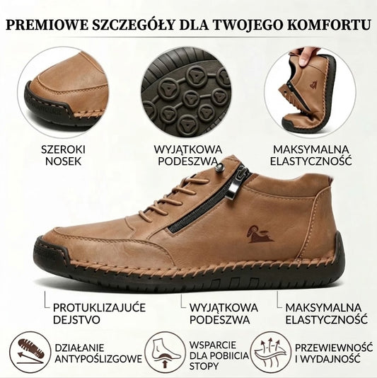 👞Wygodne australijskie skórzane buty - 🔥Zapewniają całodzienne wsparcie i wygodę stóp